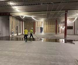 Industrial flooring at Tromsø Airport